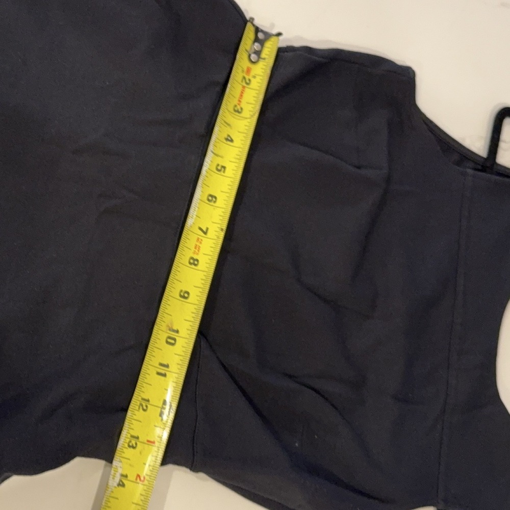 Lands End Women's Black A-Line‎ Sleeveless Viscose Knit Dress Size 4 - Picture 10 of 11